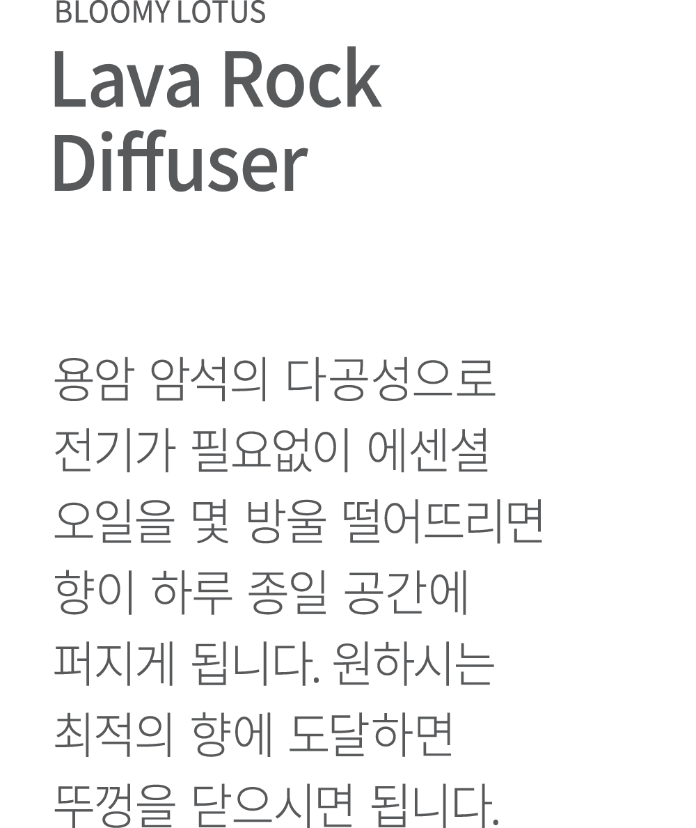 Lava Rock Diffuser